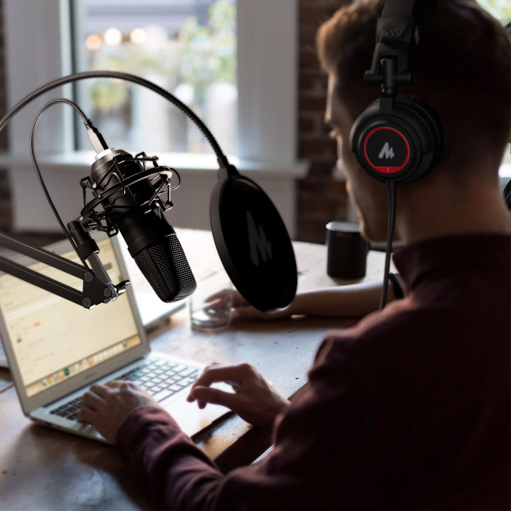 MAONO%20AU-A04H%20Vocal%20Condenser%20Cardioid%20USB%20Microphone%20Studio%20Setup%20With%20Headphone,%20Pop%20Filter%20And%20Stand%20-%20Image%202