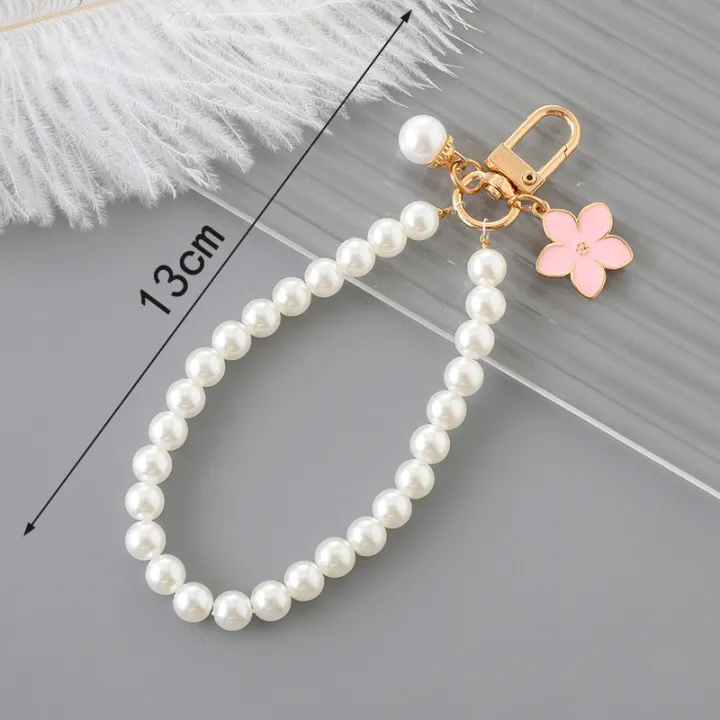 Pearl%20Bead%20Flower%20Bowknot%20Phone%20Chain%20Key%20Ring%20Keychain%20Bag%20Hanging%20Rope%20Pendant%20Fullhouse%20-%20Image%203