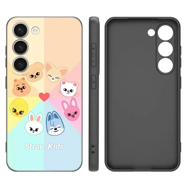 Kpop%20Stray%20kids%20S-skzoo%20Phone%20Case%20For%20Samsung%20Galaxy%20S23%20S21%20S20%20FE%20S24%20S22%20Ultra%20S10E%20S10%20S9%20S8%20Plus%20Black%20Silicone%20Cover%20-%20Image%205