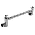 2X Shower Arm Extension, Arm Extender,Adjustable Height Shower Head Arm,Brass Shower Head Extension Arm.