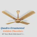 Orient Quadro Ornamental 56" Ceiling Fan (Golden Chocolate).