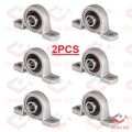 2Pcs- Zinc Alloy KP08 Pillow Block Mounted Ball Bearing 8mm Bore Diameter For CNC Machine 3D Printer All Kinds Of Electronics Projects.