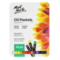 Mont Marte Premium 36 Pcs Oil Pastels in Tin Premium. 