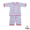 White Red Car Print Fine Cotton Fatua Set for Baby Boys Dress.
