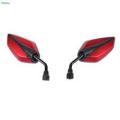 Looking Glass For Motorcycle Universal Model soko daba 2Pcs-Red. 