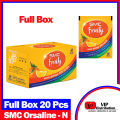 SMC Orange Flavor Fruity Tasty Saline 20 Pcs 1 Box. 