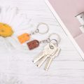 1Pair Cute Love Heart Building Block Keychains for Couples Women Men Friendship Separable Love Heart Brick Key Ring Jewelry Gift.