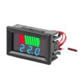 Charge Level Indicator DC 12V 24V 36V 48V 60V 72V Lithium Li-ION Capacity Meter Tester Display LED Tester Voltmeter. 