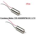 720 Motor 720 48000RPM DC 3.7V 7x20mm Magnetic Micro Motor High Speed With 2 Wire Cables For 55mm Fan DIY.