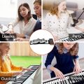 Keyboard Piano Roll Up 88 Keys Electronic with Battery for Kid Gift. 