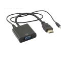HDMI to VGA Adapter Converter with Sound Cable **BLACK OR WHITE**.