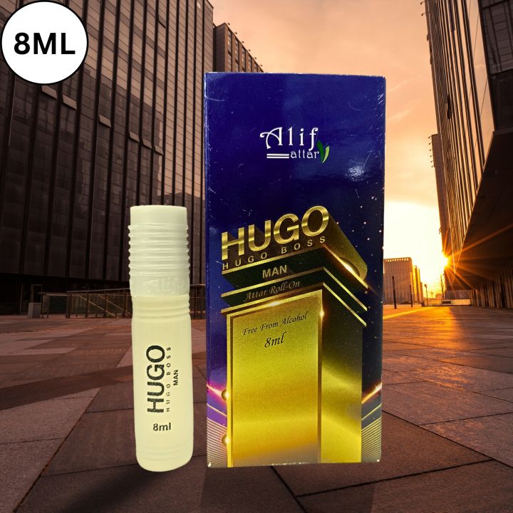 Hugo Boss Attar 8ml Roll On Long Lasting Fragrance Oil BY ALIF