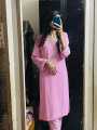 Skin Print Stitched Cotton 2-Piece Shalwar Kamiz Dress for Women. 