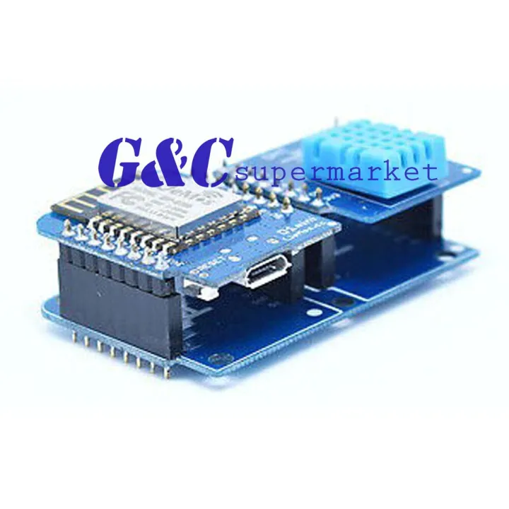 【happy one】Double Dual Shield for WeMos D1 Mini ESP8266 For Arduino Expansion Board