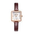 Mark Huafei brand watch women's men's small square watch fashion retro light luxury square Douyin niche watch. 