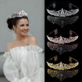 Fashion Elegance Exquisite Crystal Tiaras And Crowns For Women Bride Wedding Hair Accessories Jewelry Gift 1Pcs.