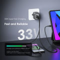 33W Gan fast charging With 60W Type-C Charging Cable. 