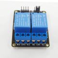 2CH 5V Relay Module With Screw Terminal Relay Module 5V 2 Channel Relay Module DC 5V Relay Switches With Optocoupler Protection.