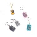 Useful Handy Crank Portable Musical Instrument Music Box Keychain Mechanical Movement.