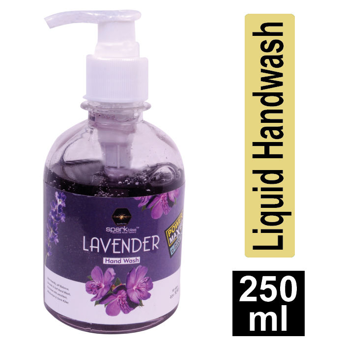 Spark bliss Lavender liquid hand wash Surfactant Based hand wash -250ml