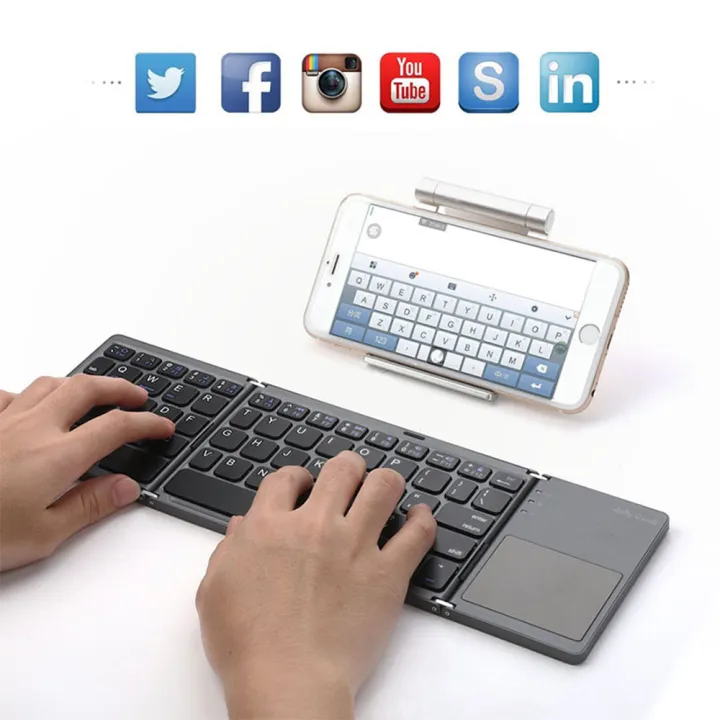 B033%20Mini%20Wireless%20Keyboard%20Bluetooth%20Touchpad%20Portable%20Magnetic%20Triple%20Folding%20Keyboard%20for%20Windows%20Android%20IOS%20iPad%20Phone%20-%20Image%203