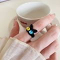 1Pc Funny Black Cat Opening Rings for Women Male Studant Gifts. 