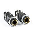 3Pcs- PLASTIC 6.35mm SOCKET NORMAL Quality FEMALE Audio Mic Socket. 