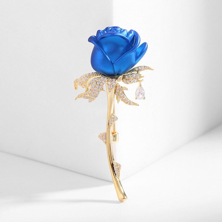 Noble%20Retro%20Blue%20Red%20Rose%20Flower%20Brooche%20-%20Image%204