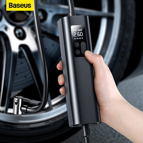 Baseus Mini Car Air Compressor 12V 150PSI Portable Car Tire Inflator Smart Digital Inflatable Pump For Car Bicycle Boat Air Pump