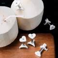 2 Pieces Coconut Hole Opener Practical Reusable Coconut Shell Breaker Machine Coco Drill Punch Tool.