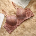 JAA Collection - Purple Elastic Linen Pushup Foam - Adjustable-strap Sexy Women's Bra Cup - Regular Style. 