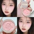 Cappuvini Blush Powder Pink Cheek Mineral Blush Loose Powder Matte Face Setting Tinted Blusher Rouge Cosmetics With Make-up Puff. 