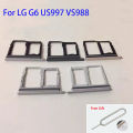 Sim Tray Card Holder For LG G6 US997 VS988 Sim Card Adapter SIM Card with Micro SD Card Holder Slot Tray Adapter Replacement Part.