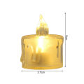 Electronic Candle Flameless Led Candles Set of 24 Battery-powered Realistic Flickering Candle Lights for Home Festival Decor Southeast Asian Buyer's Choice. 