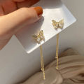 Butterfly Drop Earrings For Women Vintage Jewelry Modern Party Wedding Bridal Accessories Trendy Dangle Earrings.