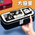 Naruto anime cartoon Sasuke Uchiha Itachi pencil bag creative personalized anti-fouling boys stationery box pencil gift. 