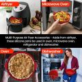 Air Fryer Silicone Liners Reusable 7.5 Inch and 8.5 Inch Air Fryer Basket Accessories (2 Pack).