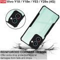 For Vivo Y18 / Y18e / Y03 (4G) Xundd Protective Back Cover Cases Shockproof Airbag Bumper Soft Back Transparent Shell Covers For Vivo Y18 / Y18e / Y03 (4G) phone case. 