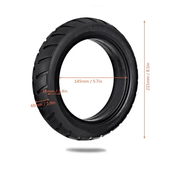 8.5%20Inch%20Front/Rear%20Scooter%20Tire%20Wheel%20Solid%20Replacement%20Tyre%208%201/2X2%20for%20Xiaomi%20M365%20Electric%20Scooter%20Skateboard%20-%20Image%205