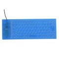 HXSJ 85 Keys Flexible Keyboard USB Interface Foldable and Portable Dustproof Waterproof Quiet. 