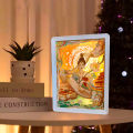 Light Shadow Paper Carving Graduation Season Cultural and Creative Gifts Atmosphere Decoration 3D Night Lantern.
