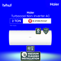 Haier 2 Ton TurboAqua Non-Inverter AC with Official Warranty. 
