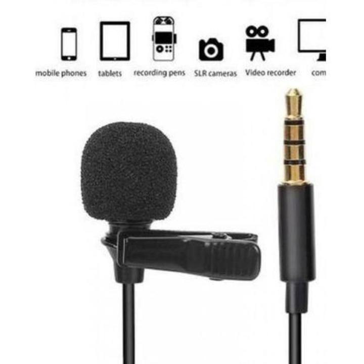Yinwei YW001 3.5mm Clip On Mini Microphone For DSLR And Android/iOS Device