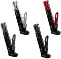 Motorcycle Kickstand CNC Aluminium Alloy Adjustable Tripod Kickstand Foot Side Support Stand for Universal Motorcycle.