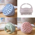 【Daily Necessities For Anyone Store】Wheat Straw Silicone Hair Brush Brush Scalp Massager Comb Massage Scrubber. 