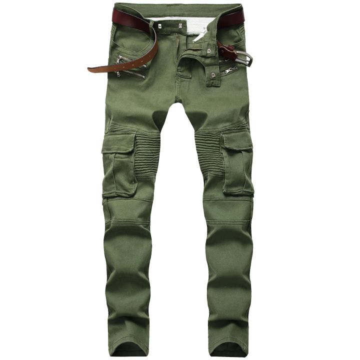 Motorcycle%20Denim%20Pants%20Men's%20Black%20Jeans%20Fashion%20Stretch%20Zipper%20Skinny%20Jeans%20Pleated%20Moto%20Biker%20Men%20Slim%20Pants%20Hot%20Selling%20-%20Image%204