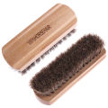 Horse hair Shoe Brush Polish Leather maintenance Soft Polishing Tool Boot polish Cleaning Brush Suede Nubuck Boot Ash removal.