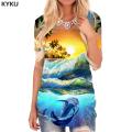 KYKU Flower T Shirt Women Painting V-neck Tshirt Art Shirt Print Peony Flower Funny T shirts Womens Clothing Fashion Loose.