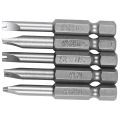 5Pcs Set Security Bit Set Tamper Proof Screwdriver Drill Bit Screw Driver Bits Hex Magnetic U Shaped 1/4 inch Driver Bits Hand.
