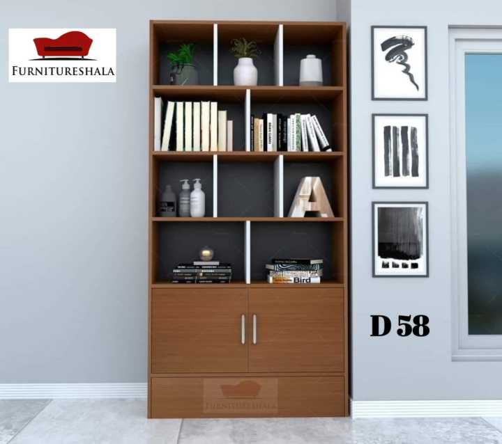 FurnitureShala Book Shelf Shelving Stand Display Shelve Bookshelf ...